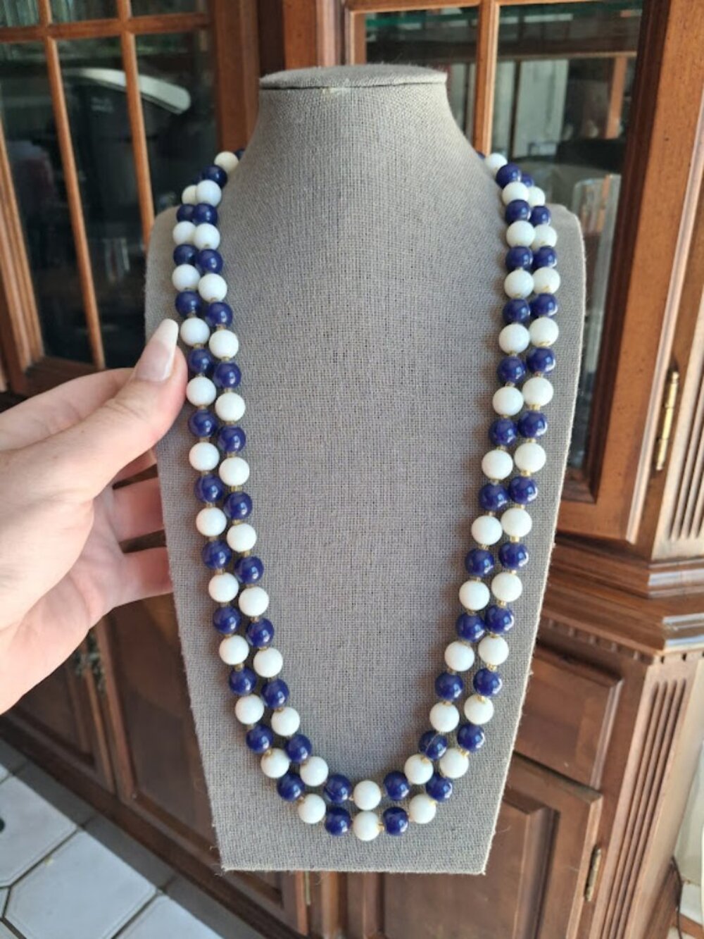 52 inch Hong Kong made beaded necklace